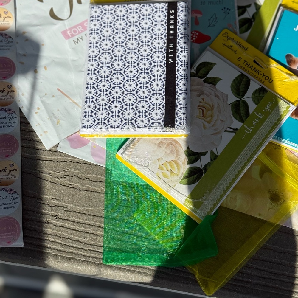 NEW Thank You Card Packs bundle - Assorted Floral & Patterned Designs - Picture 5 of 6